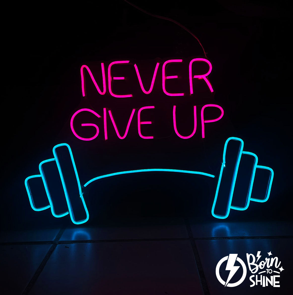 Never give up