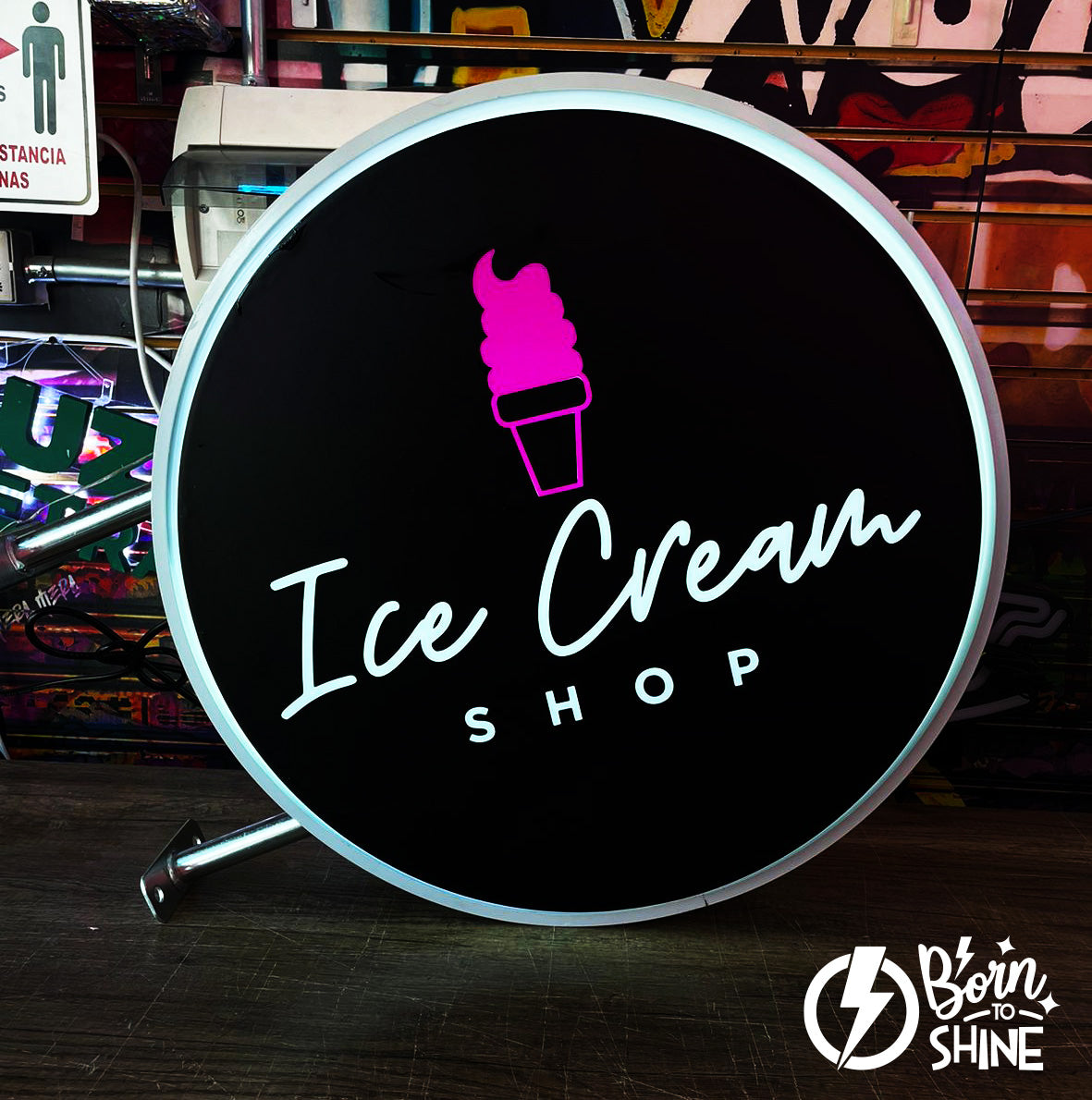 Botón de luz / Ice Cream / Helado