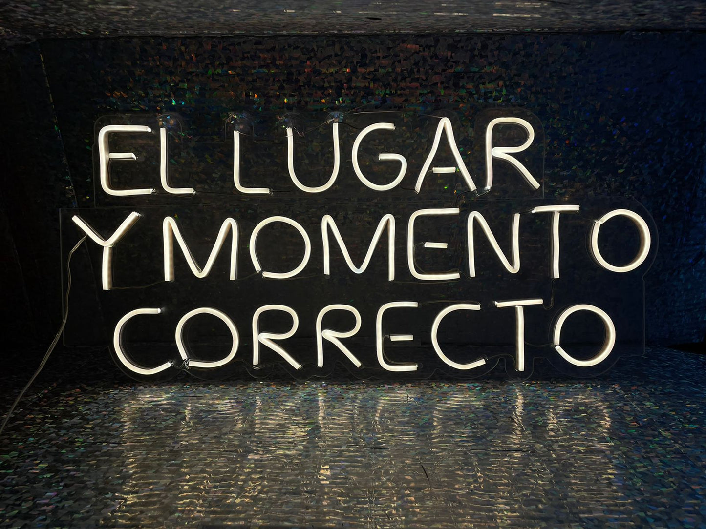 El lugar y momento correcto