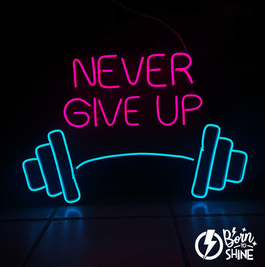 Never give up